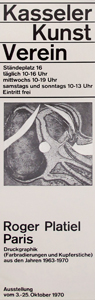 Affiche de l'exposition Ă Kassel en 1970.