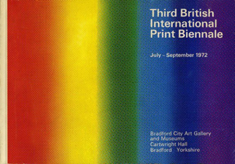 Catalogue de la 3eme Prints Biennale de Bradford en 1972