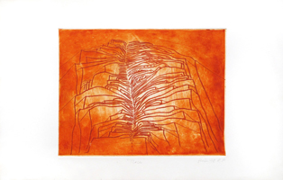 Trace, dernière gravure de Roger Platiel.